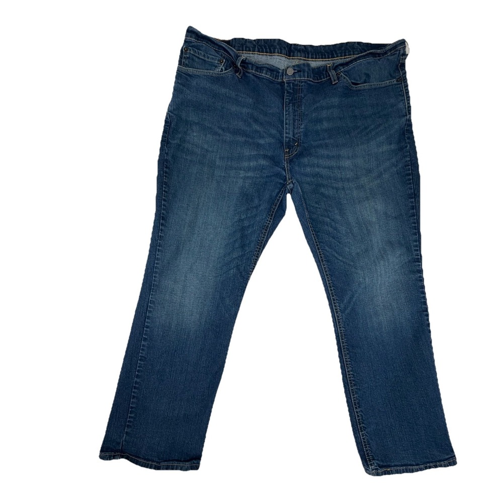 Levi's‎ 541 Athletic Taper Men's Jeans Tag 48x30 Fit 48x28 Blue Stretch Denim